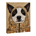 Klimt Dog with Beautiful Geometric Hoody Canvas Print Gallery Image 8