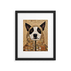 Klimt Dog with Beautiful Geometric Hoody Framed Art Print Gallery Image 6