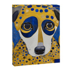 Klimt Dog with Blue and Gold Spots Canvas Print Gallery Image 3