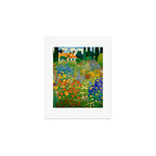 Klimt Flower Garden Colorful Landscape Art Print Gallery Image 1