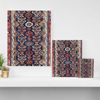 Kolyai  Antique South Kurdistan Persian Rug Print Canvas Print Gallery Image 3