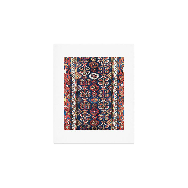 Kolyai  Antique South Kurdistan Persian Rug Print Art Print Gallery Image 1
