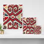 Konya Antique Turkish Kilim Print Canvas Print Gallery Image 3