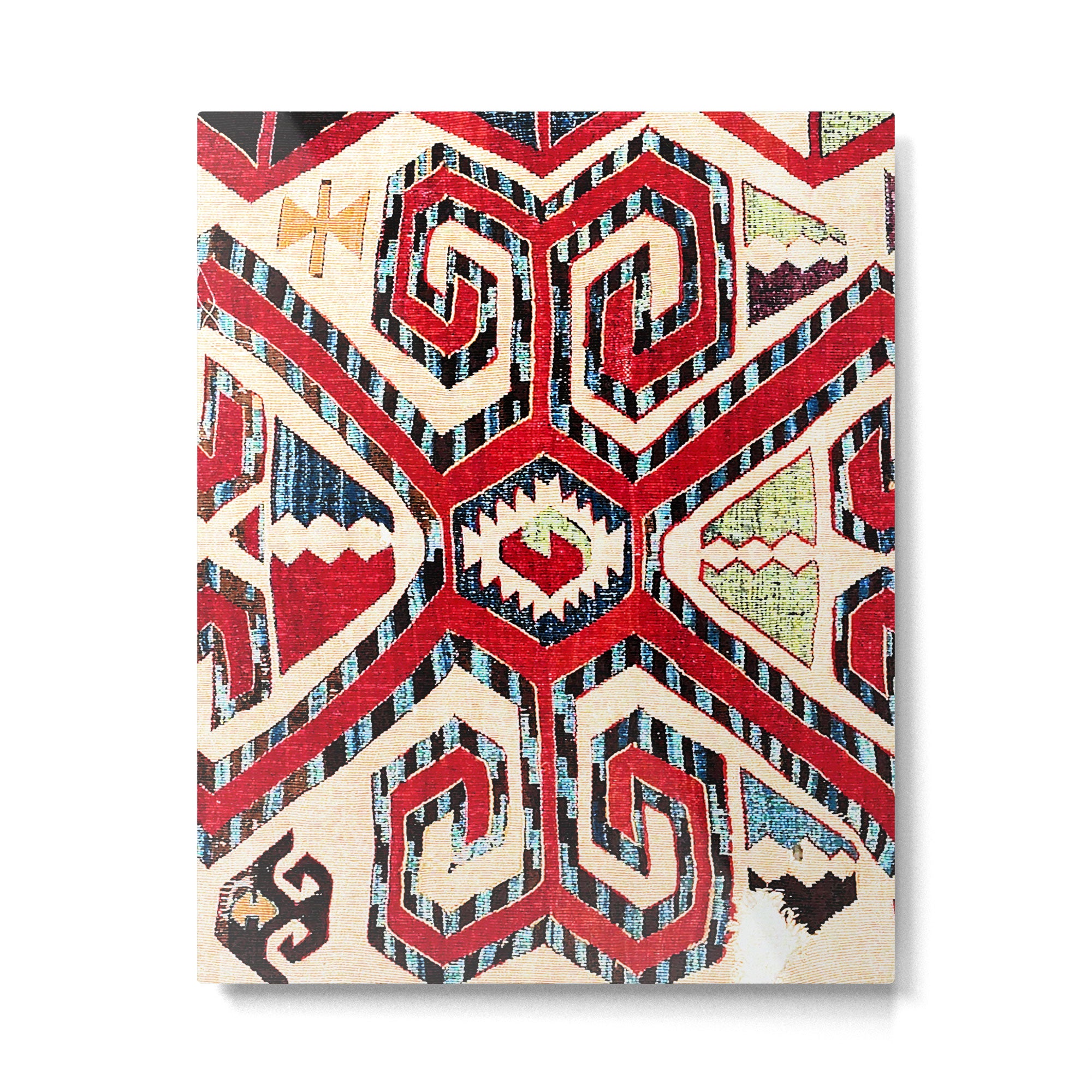 Konya Antique Turkish Kilim Print Metal Print Gallery Image 4