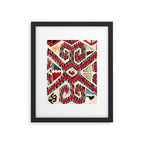 Konya Antique Turkish Kilim Print Framed Art Print Gallery Image 4
