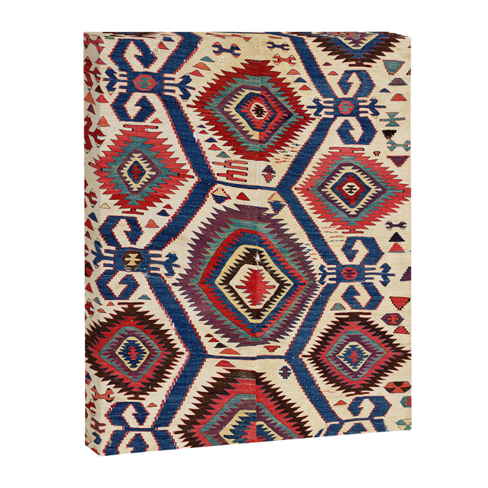 Konya Central Anatolian Antique Kilim Print Canvas Print Gallery Image 1
