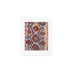 Konya Central Anatolian Antique Kilim Print Art Print Gallery Image 1