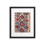 Konya Central Anatolian Antique Kilim Print Framed Art Print Gallery Image 5