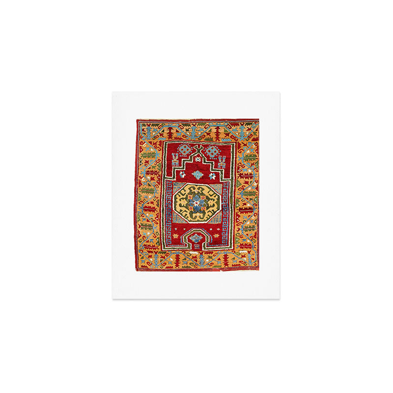 Konya Central Anatolian Niche Rug Print Art Print Gallery Image 1