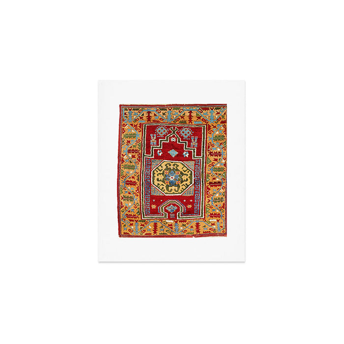 Konya Central Anatolian Niche Rug Print Art Print Gallery Image 1