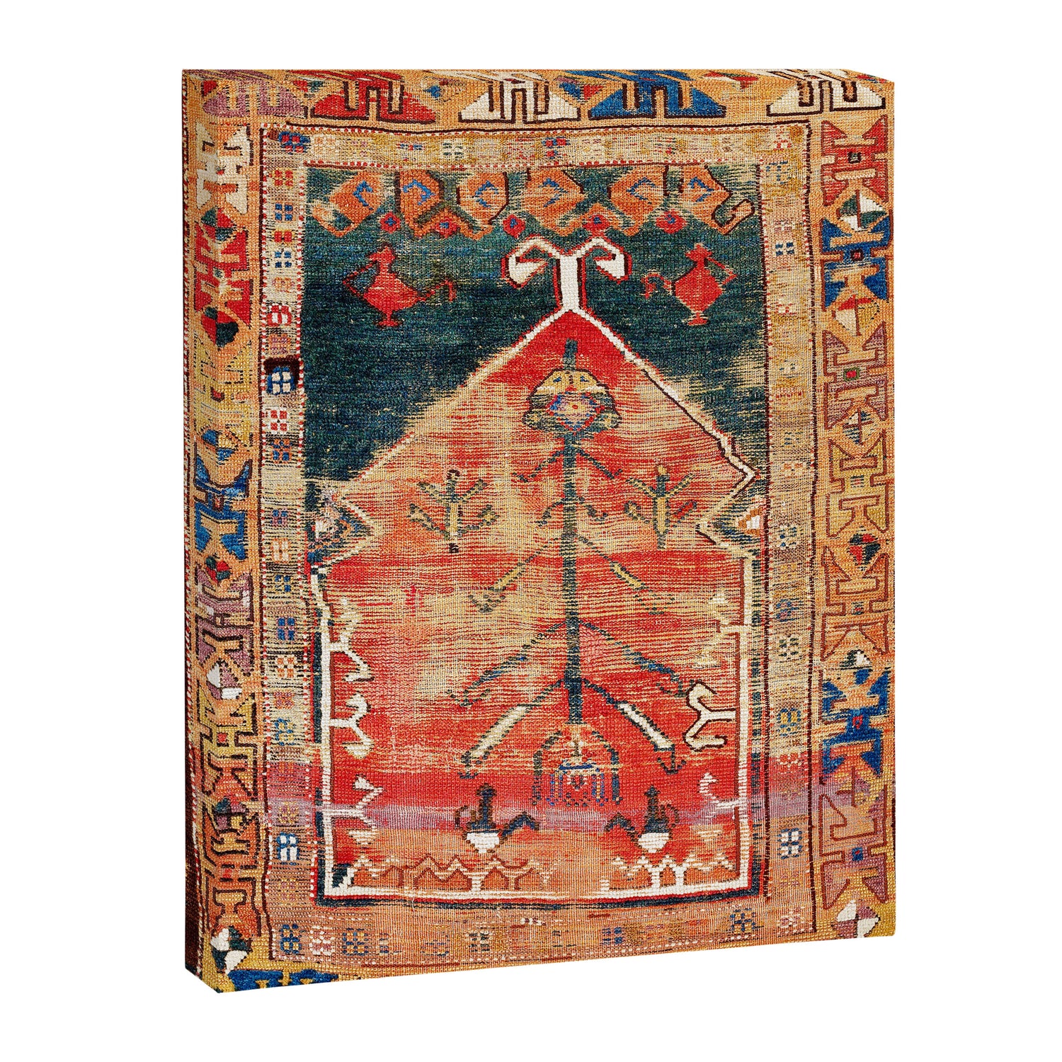 Konya Central Anatolian Niche Rug Print Canvas Print Gallery Image 3