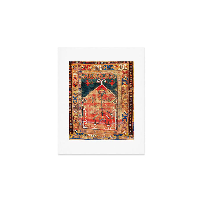 Konya Central Anatolian Niche Rug Print Art Print Gallery Image 1
