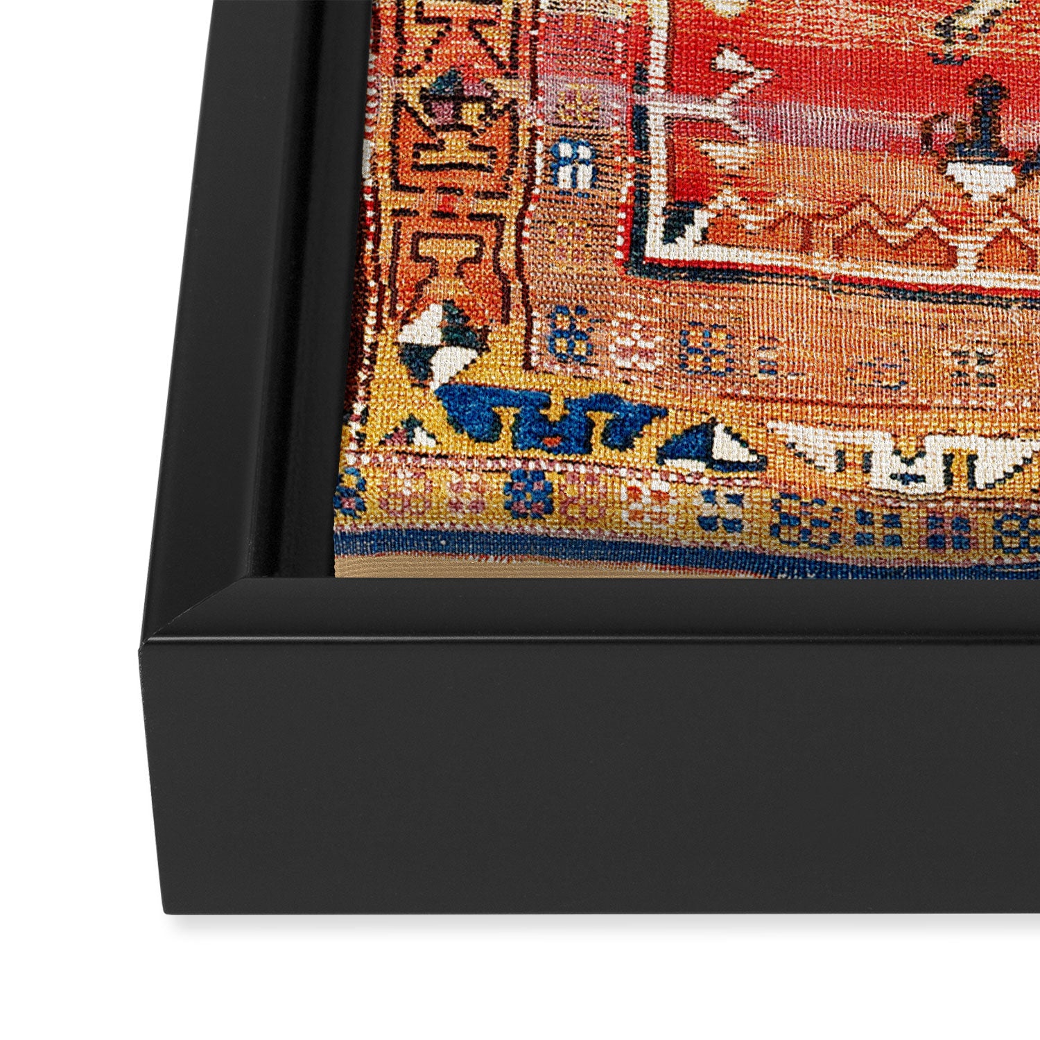 Konya Central Anatolian Niche Rug Print Framed Canvas Print Gallery Image 3