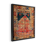 Konya Central Anatolian Niche Rug Print Framed Canvas Print Gallery Image 2