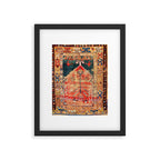 Konya Central Anatolian Niche Rug Print Framed Art Print Gallery Image 4