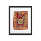 Konya Central Anatolian Niche Rug Print Framed Art Print Gallery Image 5