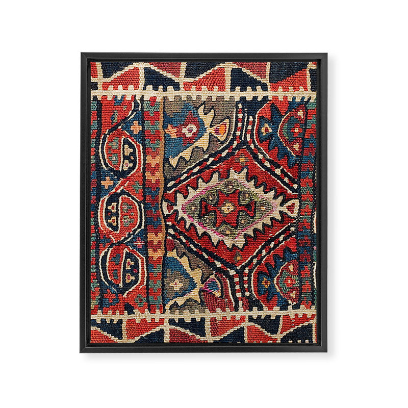 Kordi Balisht Khorasan Northeast Persian Bag Prin Framed Canvas Print Gallery Image 3