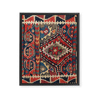 Kordi Balisht Khorasan Northeast Persian Bag Prin Framed Canvas Print Gallery Image 3