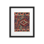 Kordi Balisht Khorasan Northeast Persian Bag Prin Framed Art Print Gallery Image 5