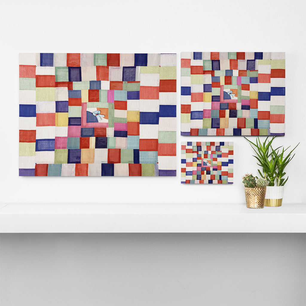 Korean 19th Century Geometric Textile Print Canvas Print Gallery Image 3