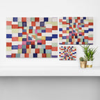 Korean 19th Century Geometric Textile Print Canvas Print Gallery Image 3