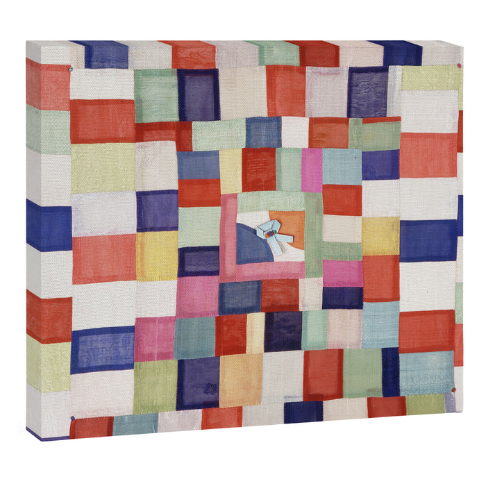 Korean 19th Century Geometric Textile Print Canvas Print Gallery Image 1