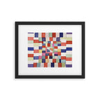 Korean 19th Century Geometric Textile Print Framed Art Print Gallery Image 4