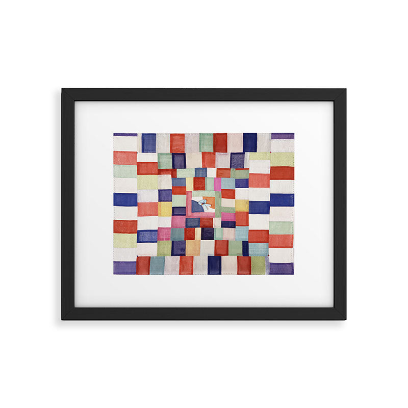 Korean 19th Century Geometric Textile Print Framed Art Print Gallery Image 4
