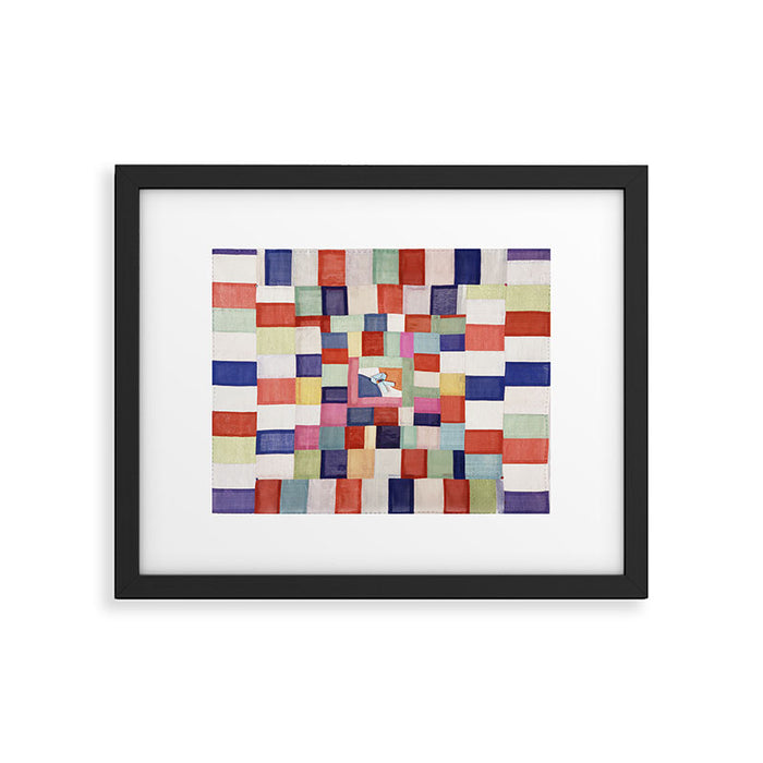 Korean 19th Century Geometric Textile Print Framed Art Print Gallery Image 1