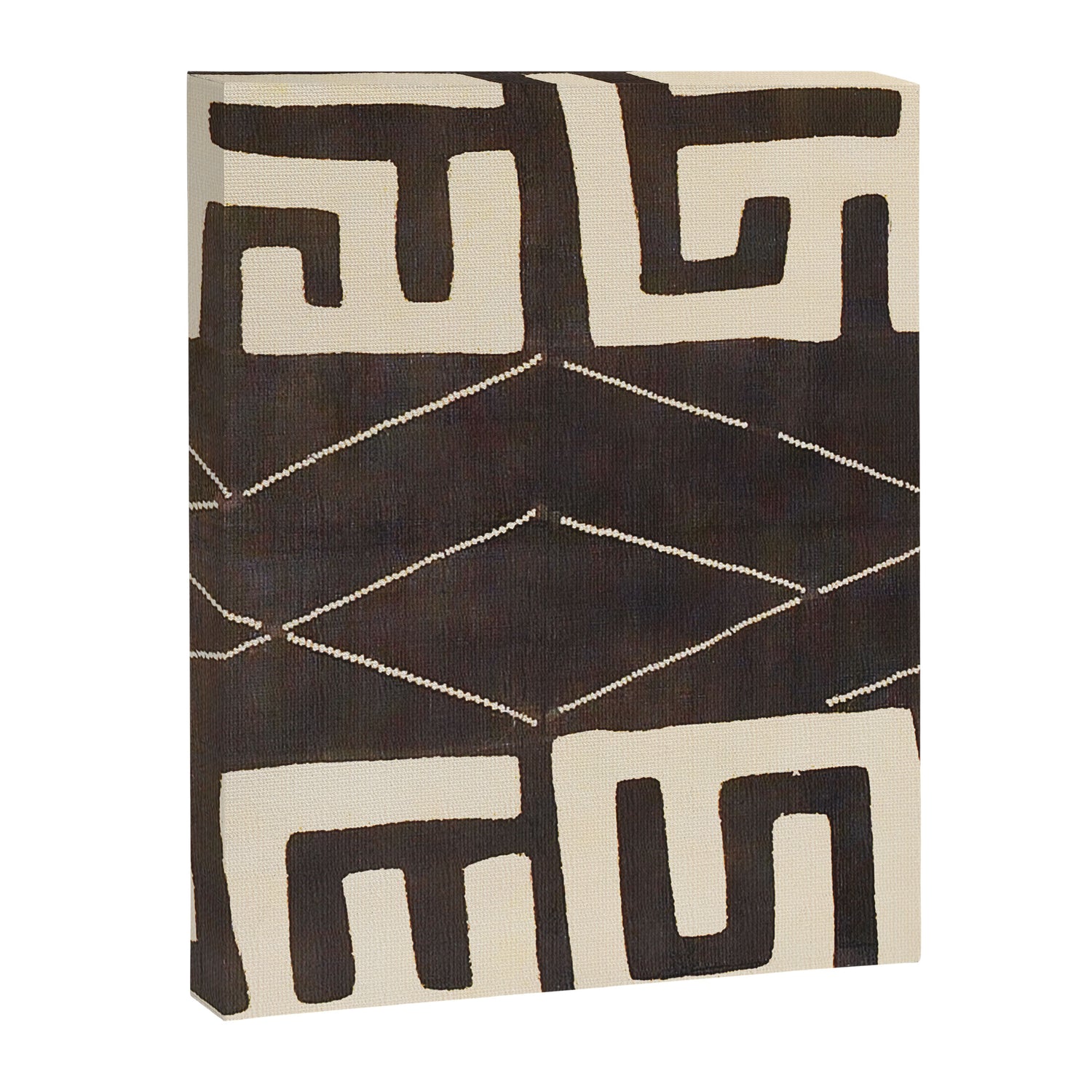 Kuba Congo Central African Wraparound Skirt Print 2 Canvas Print Gallery Image 3