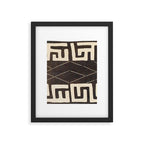 Kuba Congo Central African Wraparound Skirt Print 2 Framed Art Print Gallery Image 4
