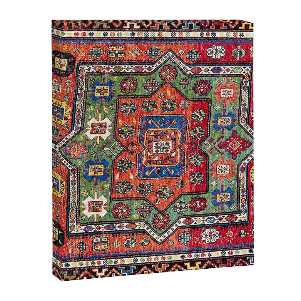 Kuba Sumakh East Caucasus Antique Rug Print Canvas Print Gallery Image 3