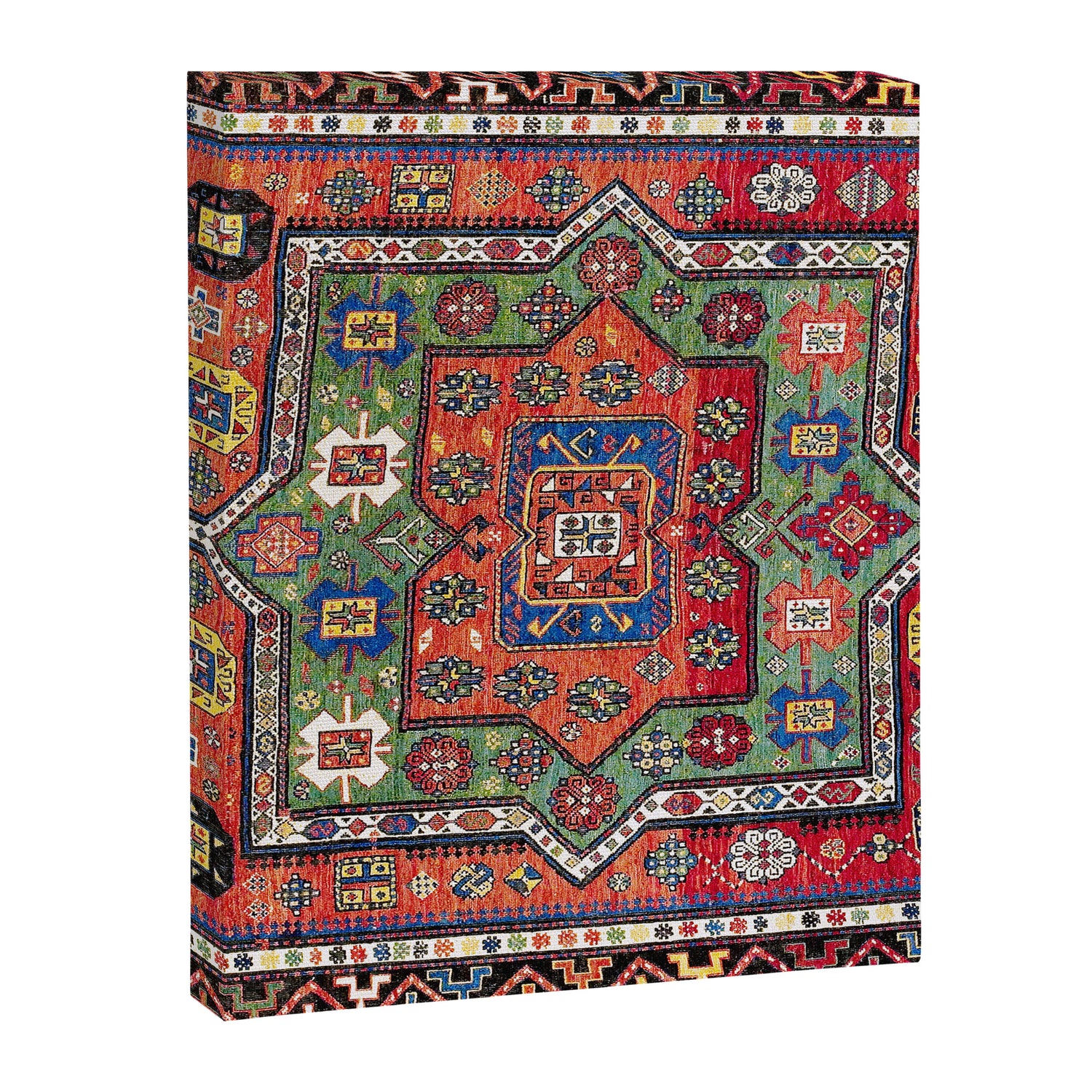 Kuba Sumakh East Caucasus Antique Rug Print Canvas Print Gallery Image 3