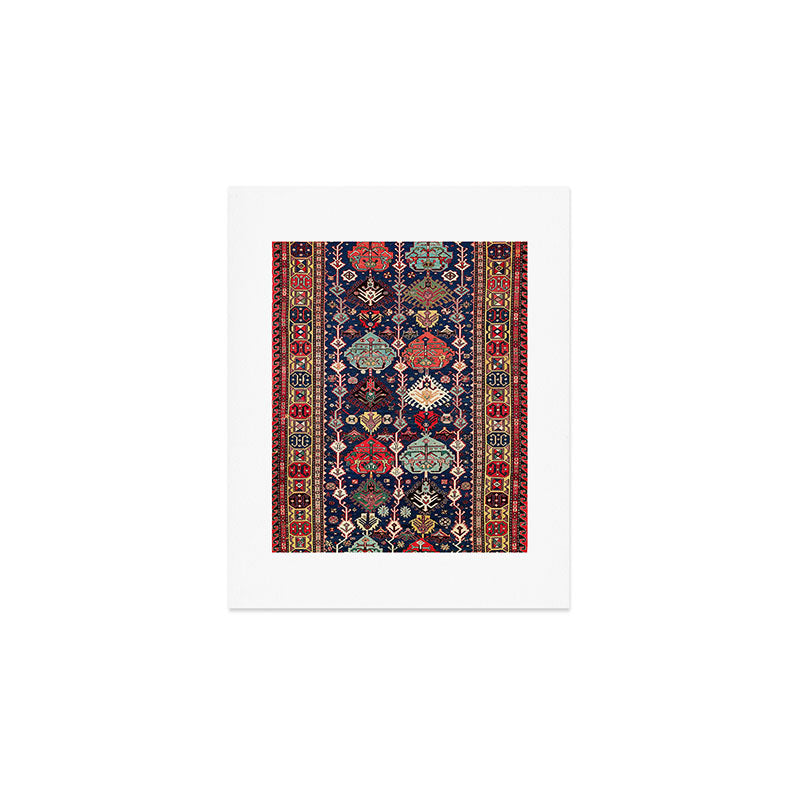 Kuba Sumakh East Caucasus Flatweave Print Art Print Gallery Image 1