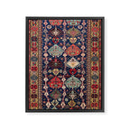 Kuba Sumakh East Caucasus Flatweave Print Framed Canvas Print Gallery Image 3
