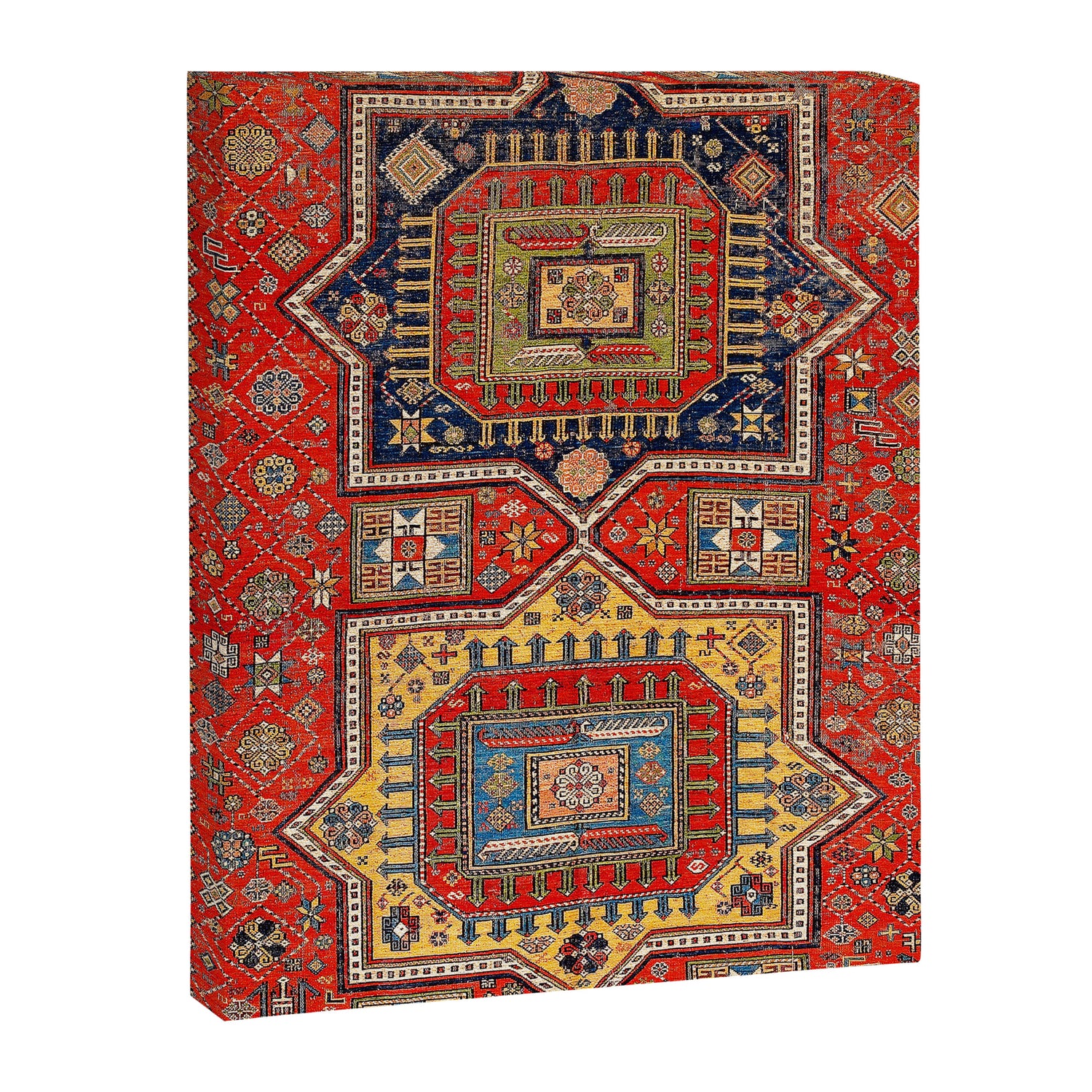 Kuba Sumakh East Caucasus Rug Print Canvas Print Gallery Image 3