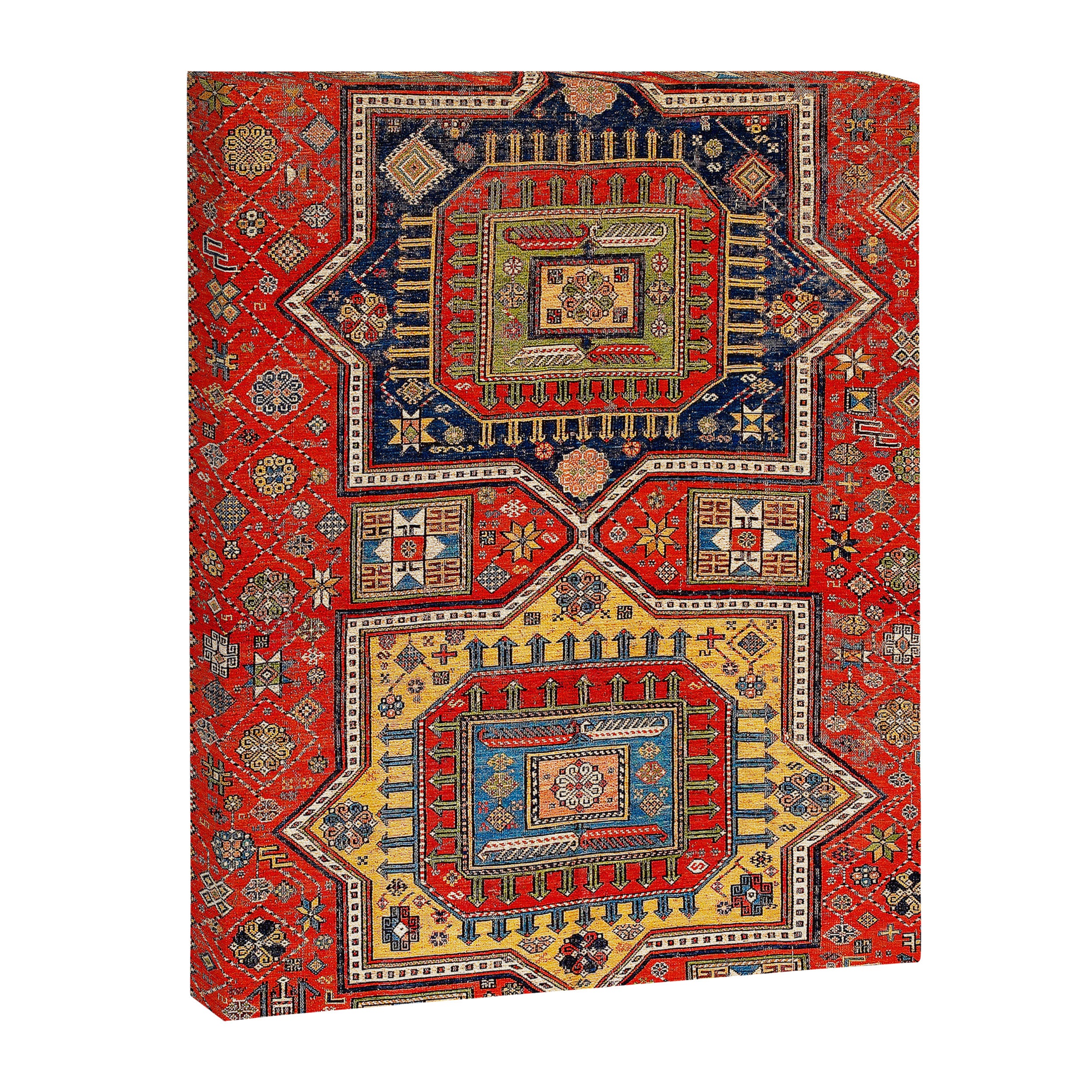 Kuba Sumakh East Caucasus Rug Print Canvas Print Gallery Image 3