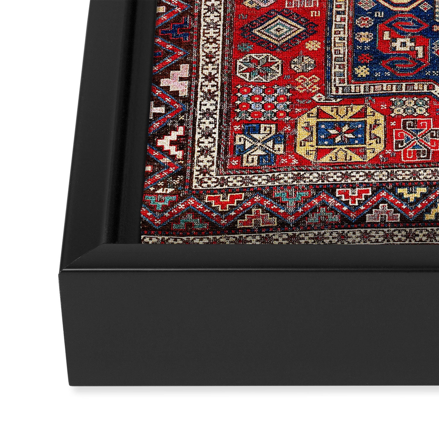 Kuba Sumakh East Caucasus Rug Print Framed Canvas Print Gallery Image 3