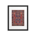Kuba Sumakh East Caucasus Rug Print Framed Art Print Gallery Image 5