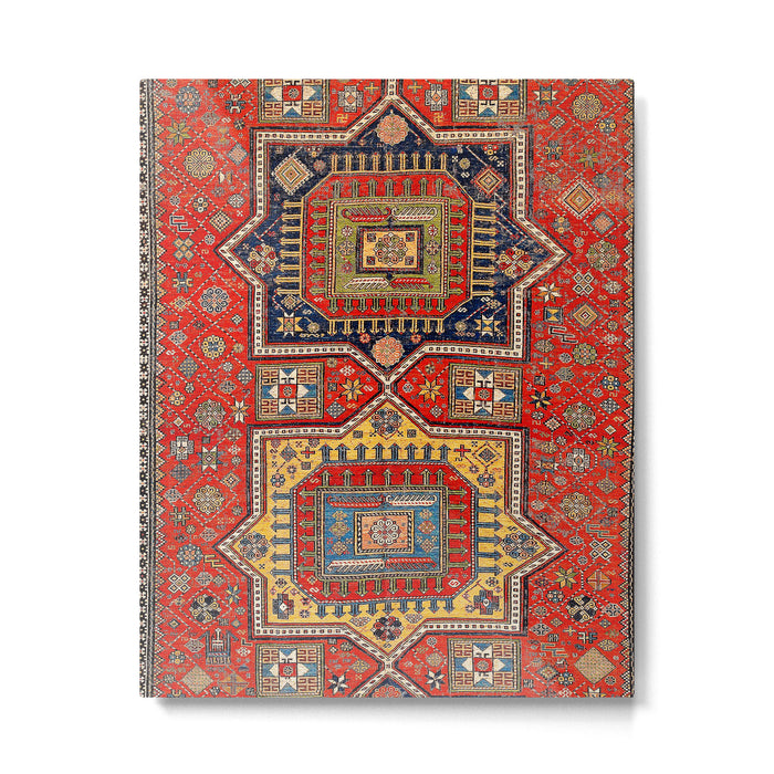 Kuba Sumakh East Caucasus Rug Print Metal Print Gallery Image 1