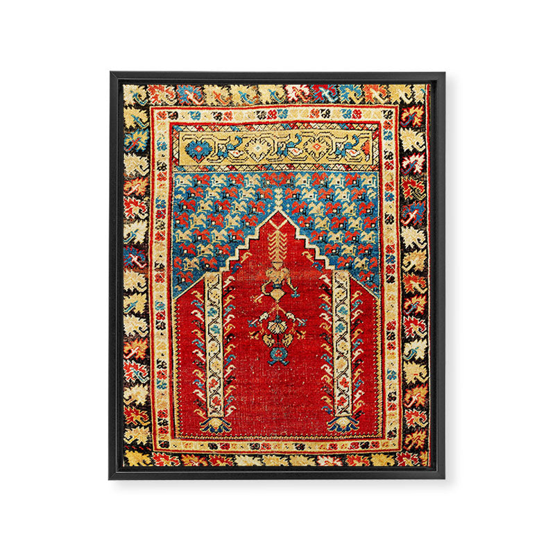 Kula West Anatolian Niche Rug Print Framed Canvas Print Gallery Image 3