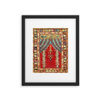 Kula West Anatolian Niche Rug Print Framed Art Print Gallery Image 5