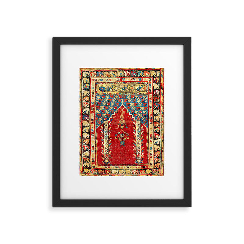 Kula West Anatolian Niche Rug Print Framed Art Print Gallery Image 5