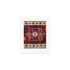 Kurdish  Antique Cihanbeyli  Tribal Rug Print Art Print Gallery Image 1