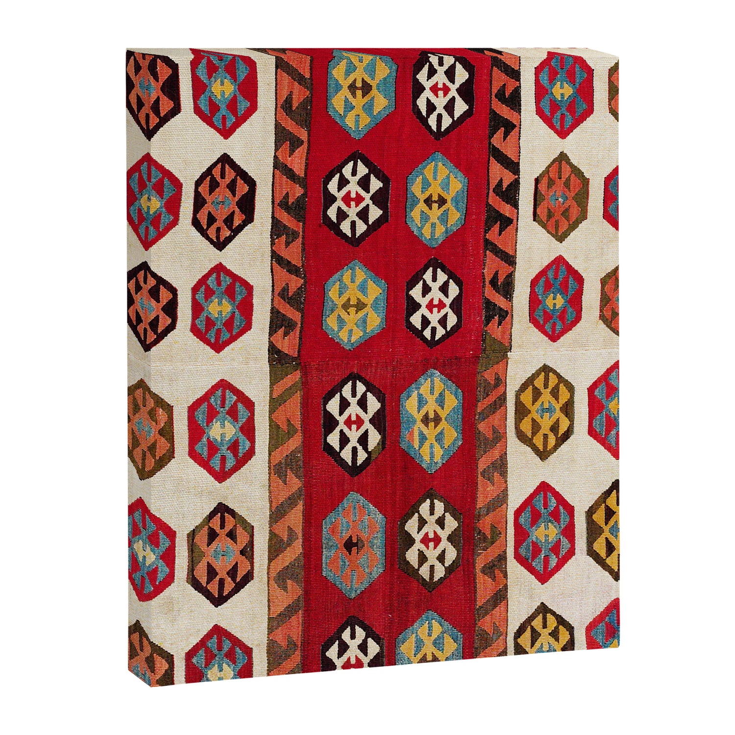 Kurdish  Antique Malatya Turkish Kilim Print Canvas Print Gallery Image 3