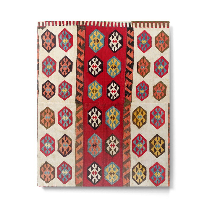 Kurdish  Antique Malatya Turkish Kilim Print Metal Print Gallery Image 1