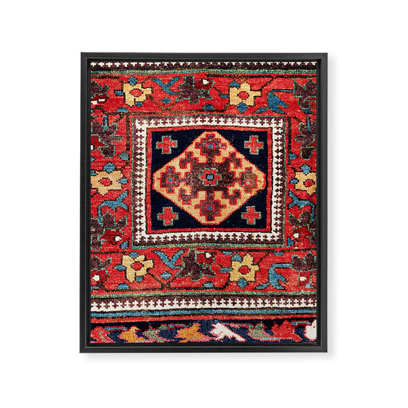 Kurdish Azerbaijan Northwest Persian Bag Face Print Framed Canvas Print Gallery Image 3