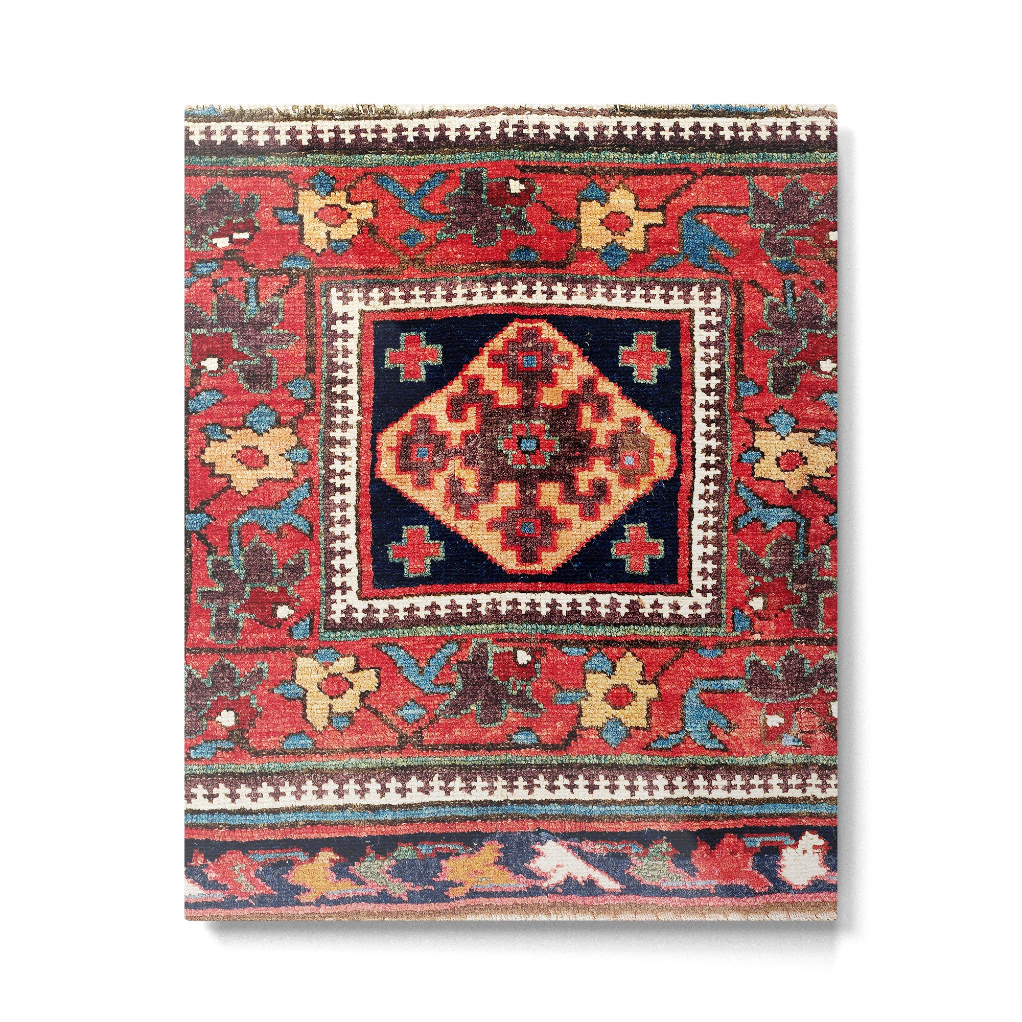 Kurdish Azerbaijan Northwest Persian Bag Face Print Metal Print Gallery Image 6