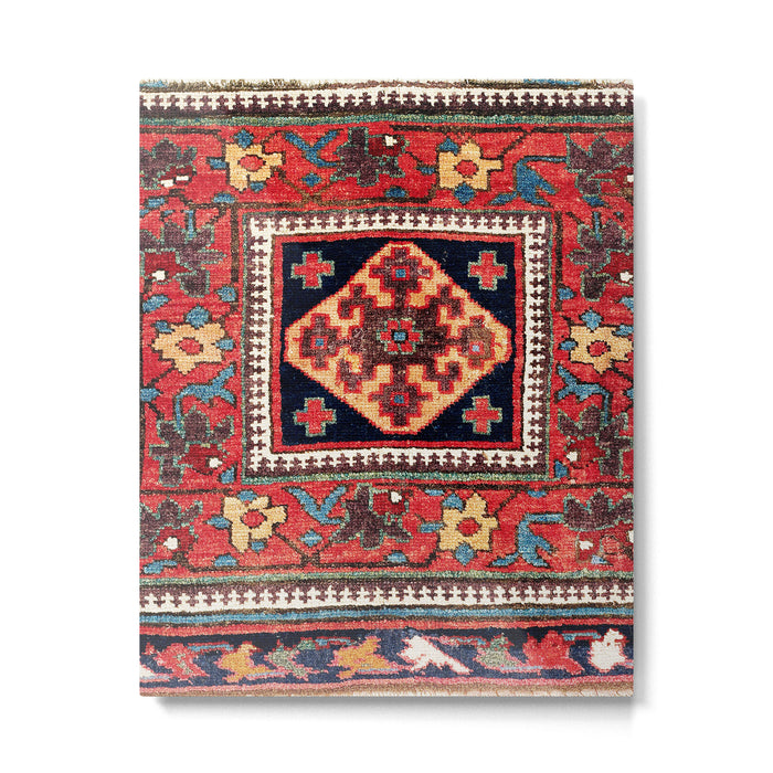 Kurdish Azerbaijan Northwest Persian Bag Face Print Metal Print Gallery Image 1