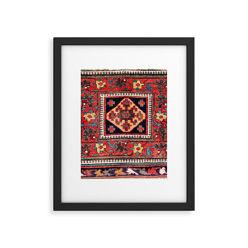 Kurdish Azerbaijan Northwest Persian Bag Face Print Framed Art Print Gallery Image 6